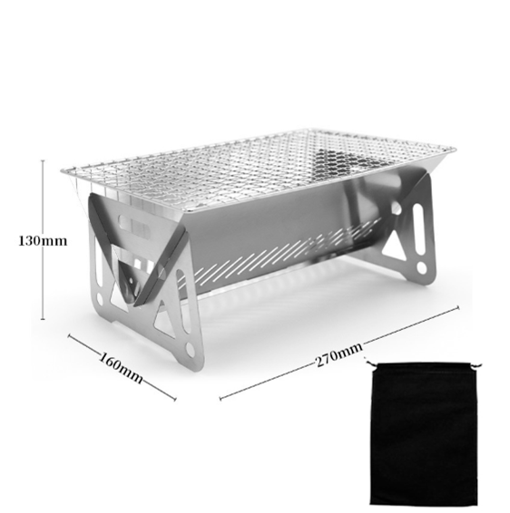 Churrasqueira Portátil InoxGrill [AÇO INOXIDÁVEL]
