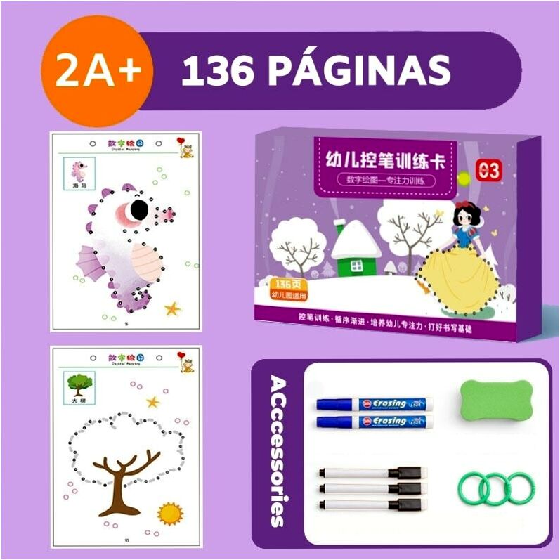 Livro Mágico - Caderno Infantil Montessoriano